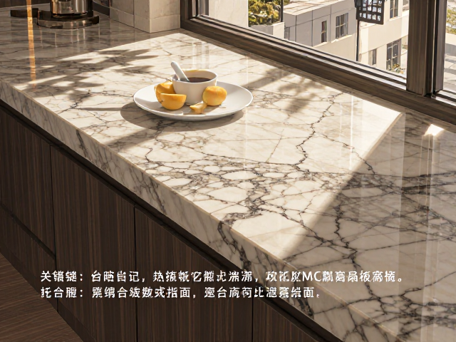 岩板概念引入中国,高温烧制岩板飘窗瓷砖种类详解与台面选购指南