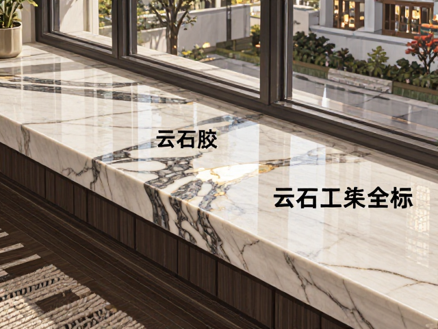 岩板飘窗台种类详解,云石胶安装与镂空雕刻工艺全解析