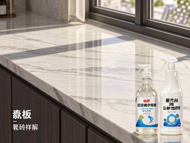 岩板飘瓷砖种类详解,台面磨边工艺与专用清洁剂使用指南