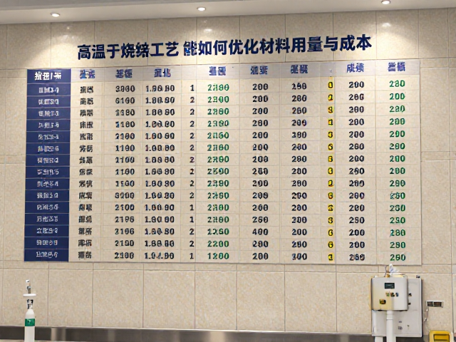 医院内墙岩板计算损耗率,高温烧结工艺如何优化材料用量与成本
