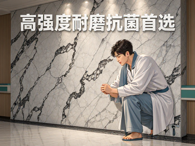 医院内墙岩板,干压成型技术,高强度耐磨抗菌首选