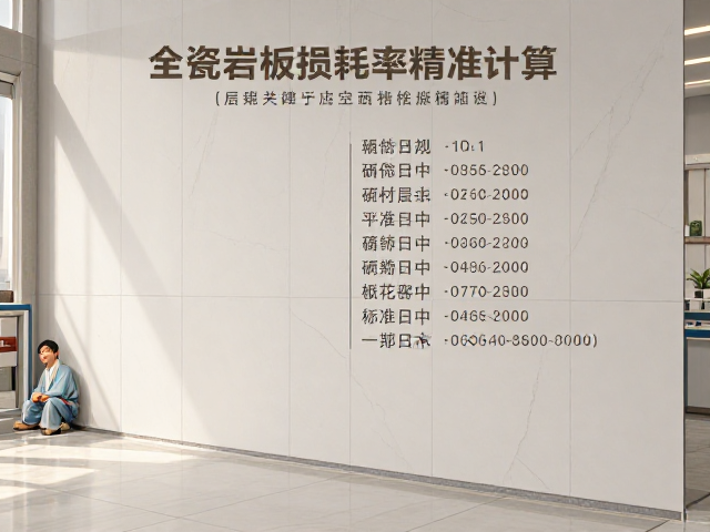 医院内墙岩板施工指南,全瓷岩板损耗率精准计算