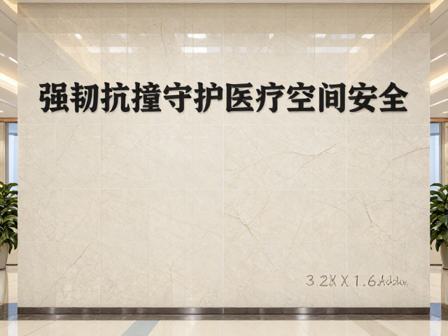 医院内墙岩板3.2x1.6米，强韧抗撞守护医疗空间安全