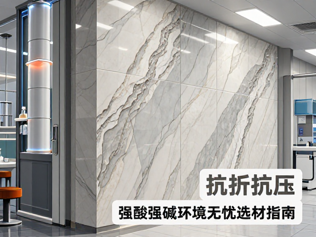 医院内墙岩板抗折抗压,强酸强碱环境无忧选材指南