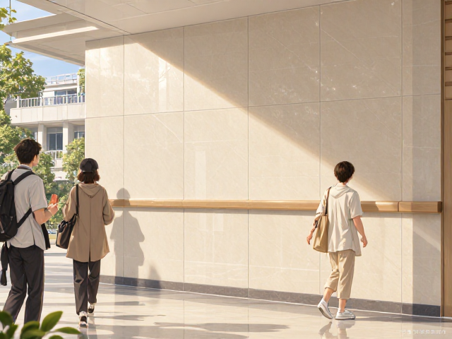 半瓷岩板用于医院内墙与学校公共区,高抗菌、耐撞击及SEO优化选材指南