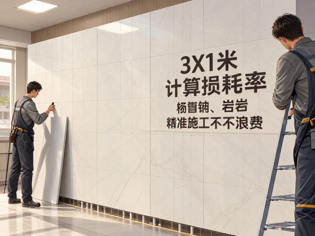 3x1米医院内墙岩板计算损耗率,精准施工不浪费
