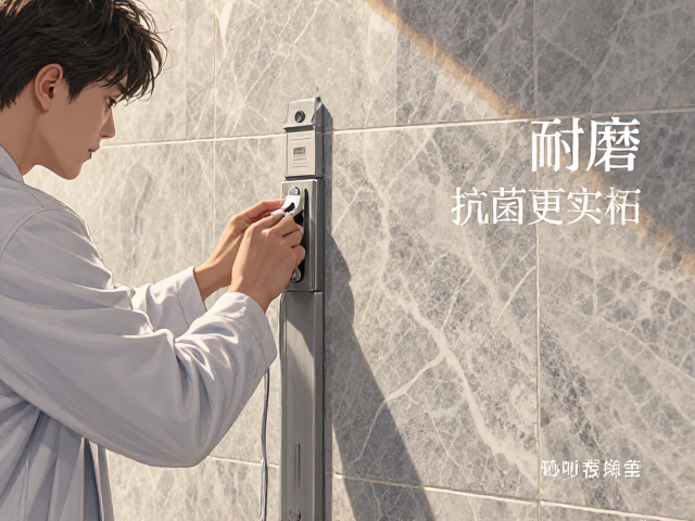 医院内墙岩板莫氏硬度实测,高耐磨替代天然石材,抗菌更安全