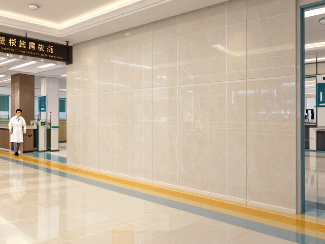 医院内墙岩板怎么选?陶质岩板抗折抗压强,抗菌耐用更安全