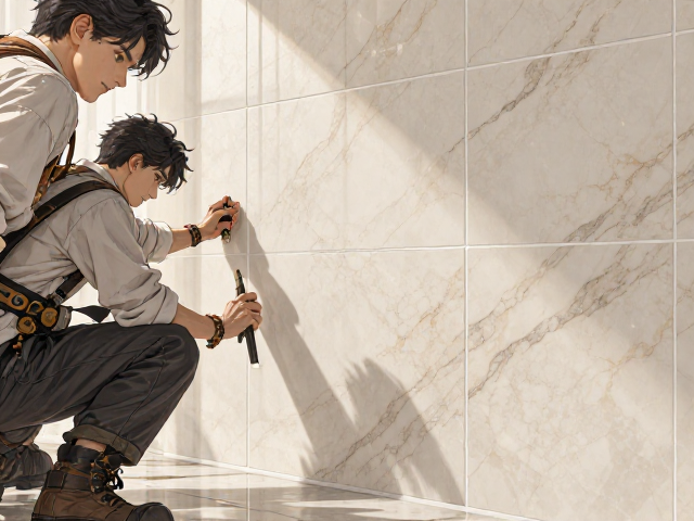 12mm厚岩板商用方案，300x600/400x800厨卫墙地一体铺贴指南