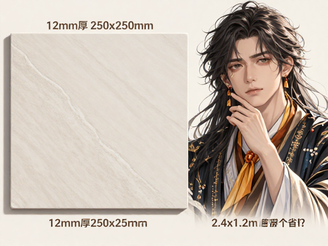 12mm厚250x250mm岩板与2.4x1.2m规格对比,哪种更省料?