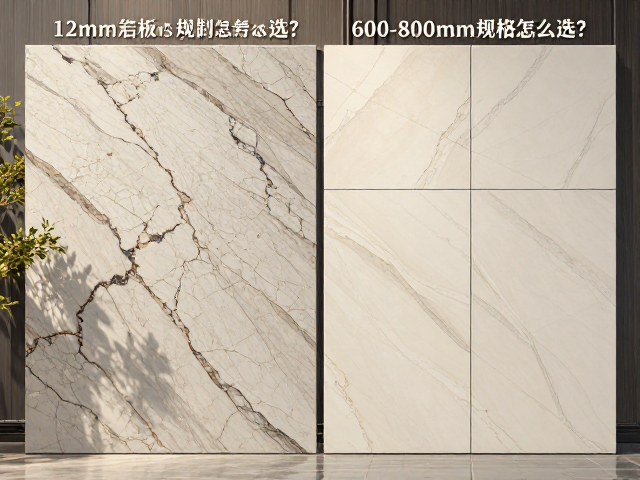 12mm岩板vs15mm地砖,600-800mm规格怎么选?
