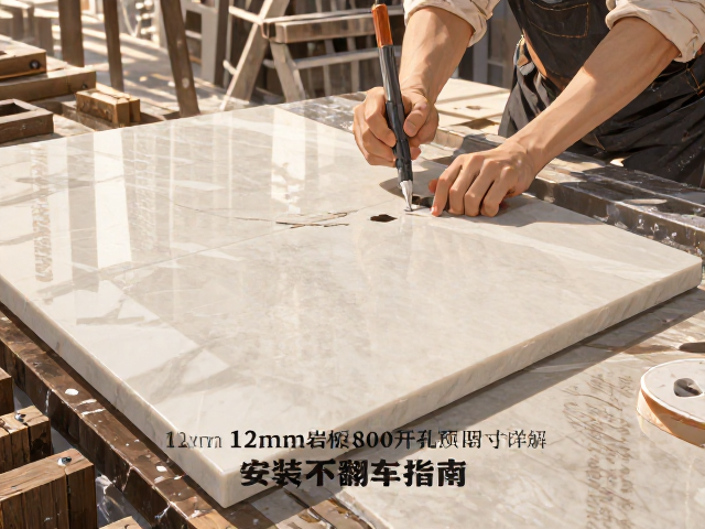 12mm岩板1600x800开孔预留尺寸详解,安装不翻车指南