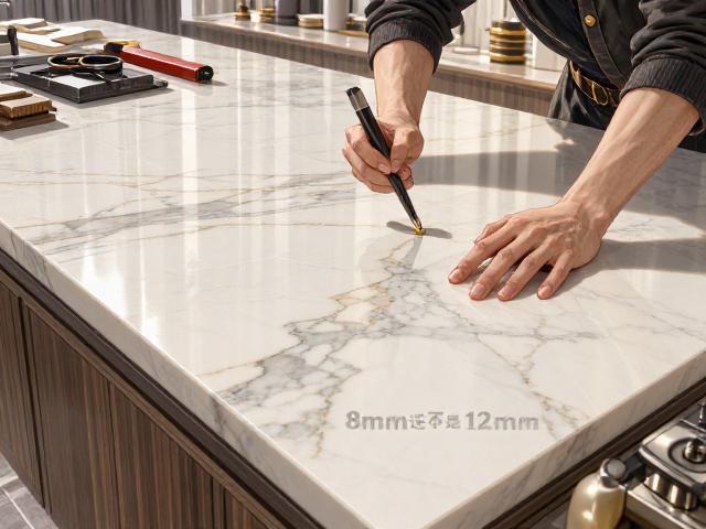 900x1800岩板厚度选8mm还是12mm?避坑指南与选购建议