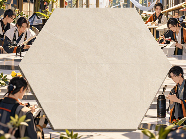 12mm厚岩板六角砖300x600mm,高流量装修选材指南