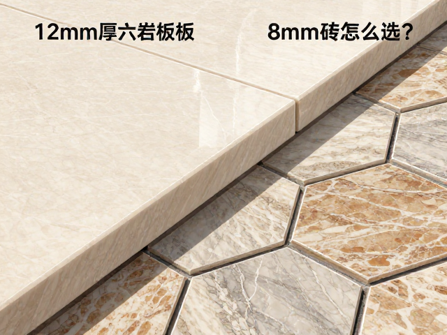 12mm厚岩板与8mm六角砖怎么选?装修避坑指南,SEO干货