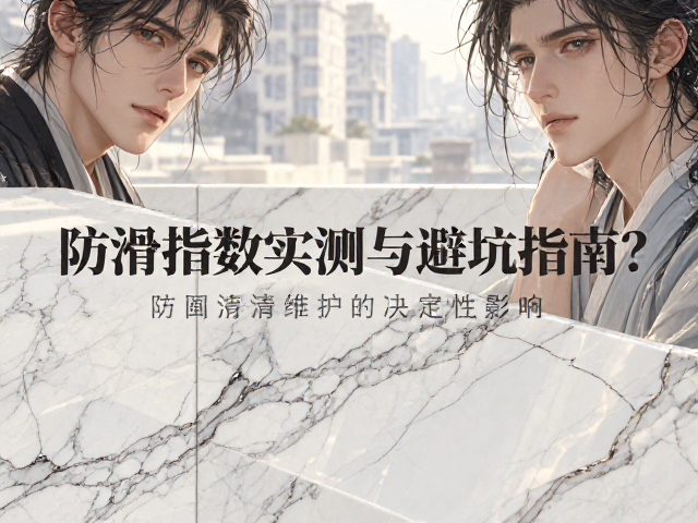 纯白岩板凹凸浮雕怎么选?防滑指数实测与避坑指南
