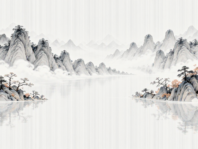 纯白岩板山水纹理直纹搭配指南,2024高端极简风装修灵感
