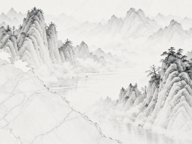 纯白岩板山纹怎么选？色彩统一显高级，装修避坑指南