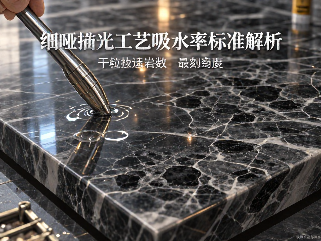 细哑面岩板干粒抛光工艺与吸水率标准解析