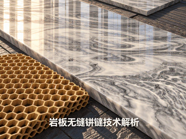岩板无缝拼接技术解析,结合蜂窝板加工与微晶石岩板的装修指南
