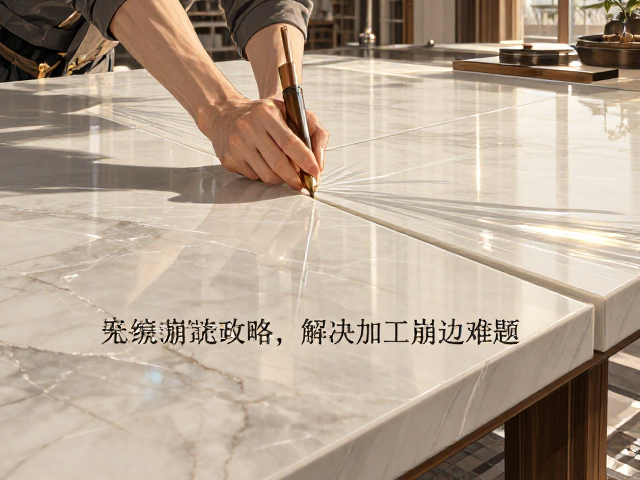 新中式岩板无缝拼接攻略,解决加工崩边难题,打造高级感家居