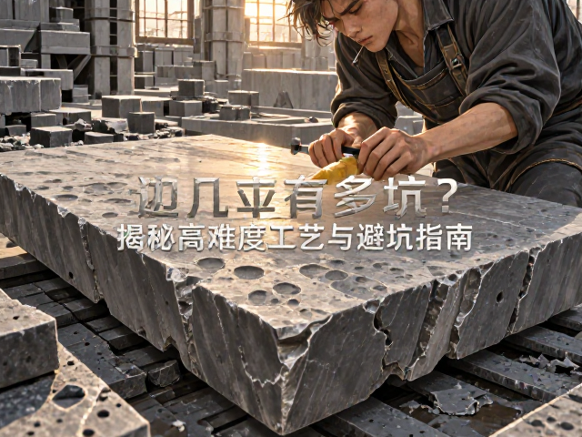 水泥工业风岩板边几加工有多坑？揭秘高难度工艺与避坑指南