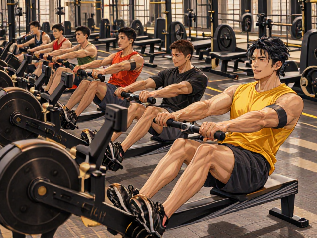 HIIT划船课,每次10-20分钟高效协调躯干