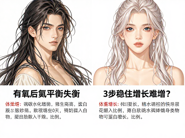 有氧后氮平衡失衡?体重难增?3步稳住增长