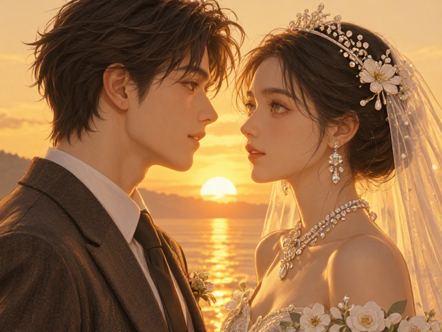 夕阳余晖下的婚礼珠宝，如何挑选与晚霞相衬的绝美配饰