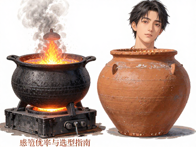 老式黏土坩埚与感应熔炼炉对比,铸铁坩埚熔炼效率与选型指南