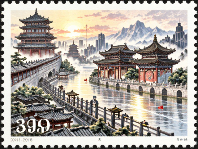 北京邮票厂出品，2011-2018年北京第八版普票风景名胜鉴赏