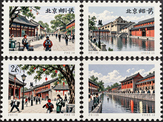 北京邮票厂出品，2011-2018年北京第八版普票风景名胜鉴赏