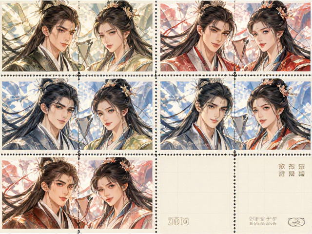 北京八版普票2011-2018,双连四方连设计解析,无背胶现代票价值