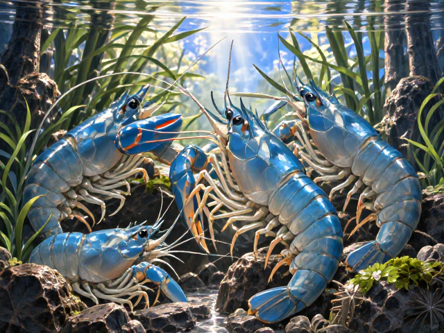 蓝钻虾换季温差适应指南,如何打造上层栖息舒适环境