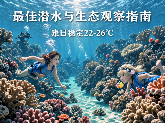 热带珊瑚礁海域水温稳定22-26℃，最佳潜水与生态观察指南