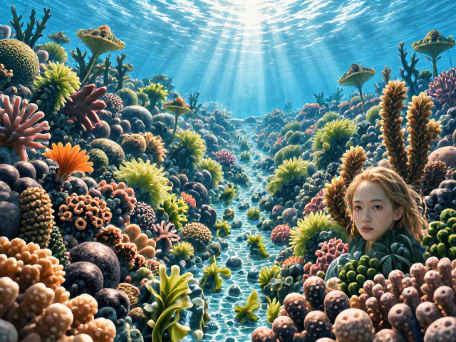 热带珊瑚礁海域水流强度如何影响海藻共生机制？深度解析
