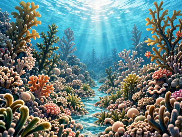 热带珊瑚礁海域水流强度如何影响海藻共生机制？深度解析