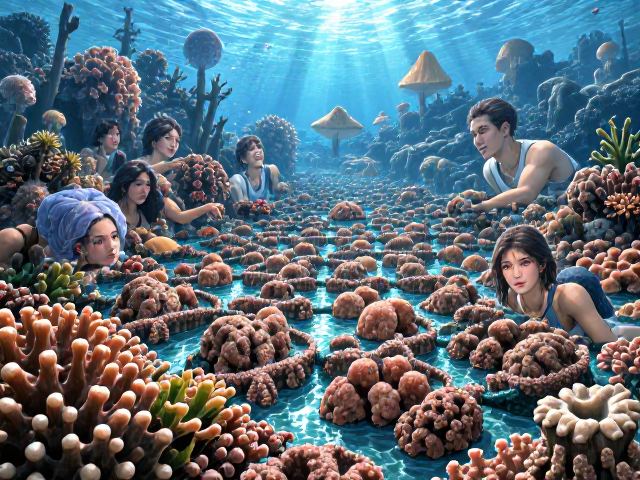 热带珊瑚礁海域水流强度如何影响海藻共生机制？深度解析
