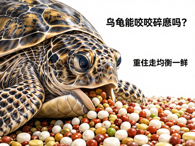乌龟能咬碎贝壳吗？需逐步过渡饲料，确保维生素均衡摄入