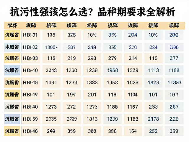 抗污性强怎么选?不同颜色分类下的品种注册要求全解析