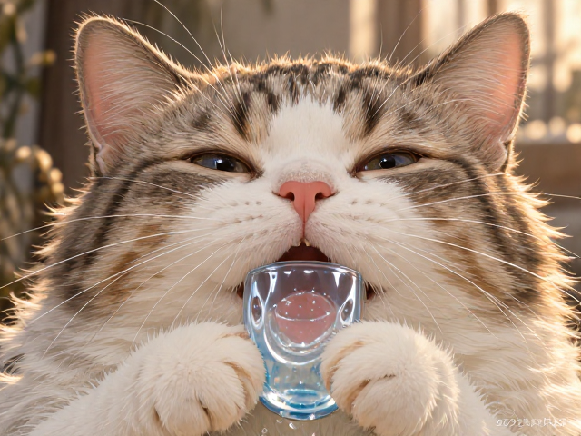 猫咪频繁呼噜声是缺水？温顺爱喝水的健康密码