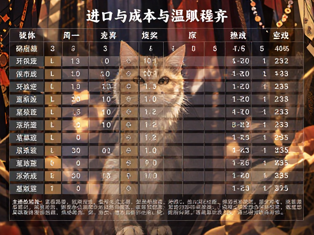 独居狩猎选猫？对比进口成本与温顺程度，揭秘高性价比宠物