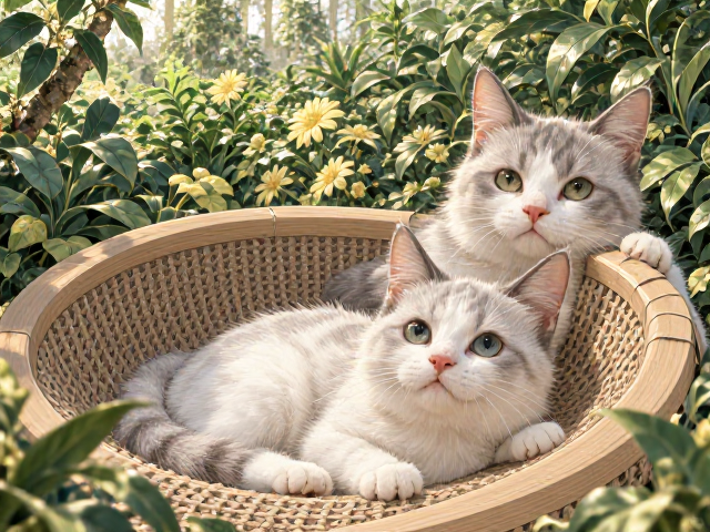养猫避坑指南,有毒植物识别与猫抓板、饮食搭配全解析