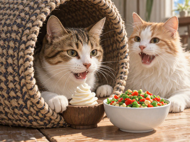 猫窝材质怎么选?饮食搭配与刷牙护理全攻略