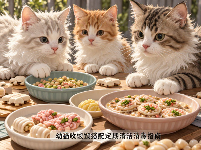 幼猫社会化饮食搭配与定期清洁消毒指南