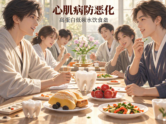 心肌病防恶化，高蛋白低碳水饮食，助力牙齿健康与全身调理