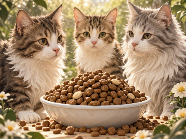 猫无汗腺怕热？幼猫成猫老猫专用粮选法，护心肌更安心