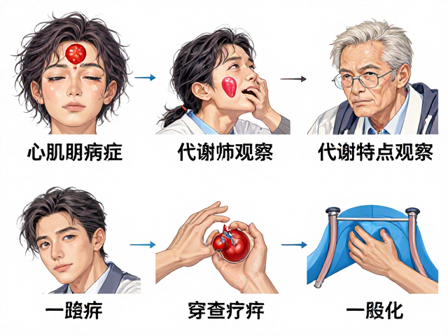 心肌病症与代谢特点观察,定期体检频率指南