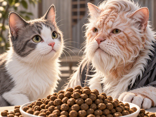 猫无汗腺怕热？幼猫成猫老猫专用粮选法，护心肌更安心
