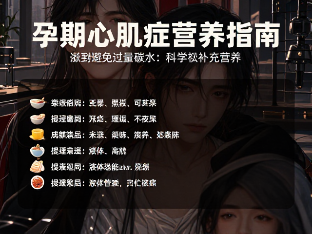 孕期心肌病症营养指南,如何避免过量碳水并科学补充营养